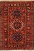 Gharajeh Red Hand Knotted 211 X 44  Area Rug 400-74431 Thumb 0