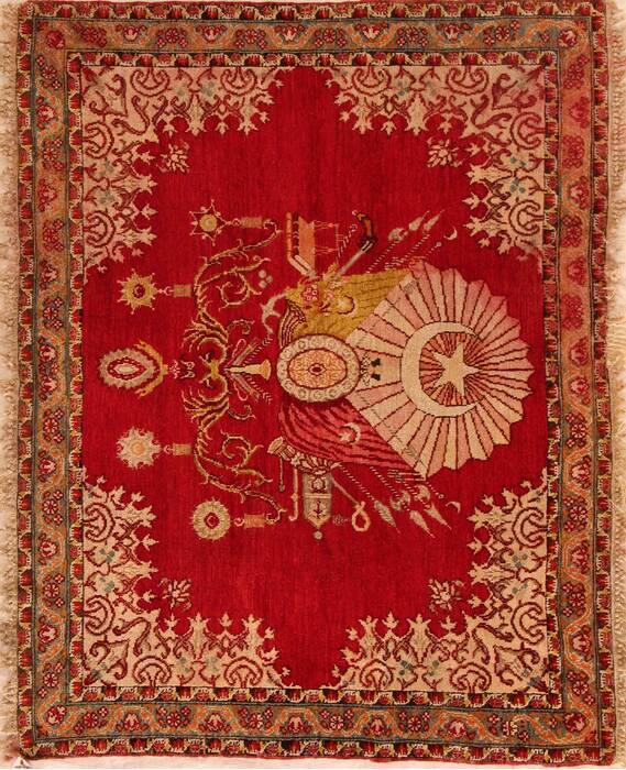 Armenian Red Hand Knotted 45 X 57  Area Rug 400-74432 Image 0
