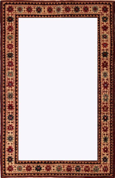 Karabakh Red Hand Knotted 311 X 63  Area Rug 400-74434 Image 1