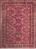 Moshk Abad Red Hand Knotted 102 X 140  Area Rug 400-74436 Thumb 0
