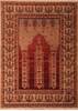 Hereke Red Hand Knotted 47 X 65  Area Rug 400-74445 Thumb 0