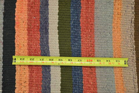 Kilim Multicolor Runner Flat Woven 42 X 91  Area Rug 100-74652 Image 1