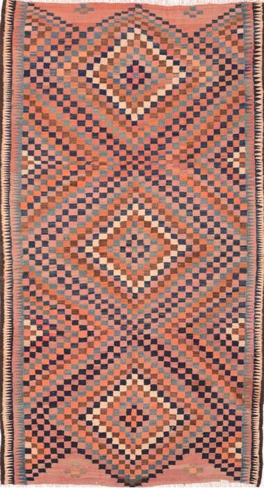 Kilim Purple Flat Woven 51 X 93  Area Rug 100-74658 Image 0