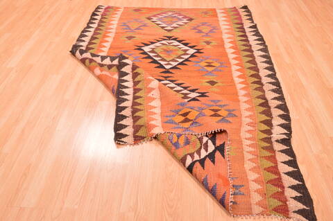 Kilim Purple Flat Woven 52 X 611  Area Rug 100-74664 Image 12