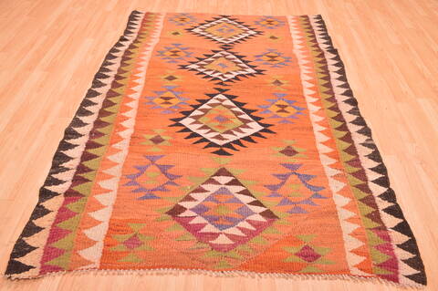 Kilim Purple Flat Woven 52 X 611  Area Rug 100-74664 Image 1