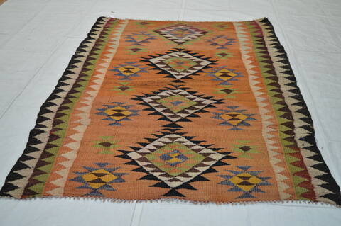 Kilim Purple Flat Woven 52 X 611  Area Rug 100-74664 Image 4