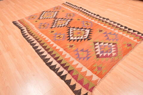 Kilim Purple Flat Woven 52 X 611  Area Rug 100-74664 Image 9