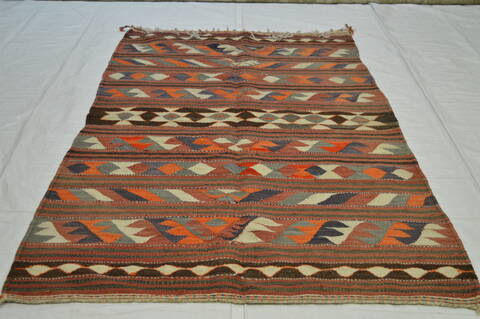 Kilim Purple Flat Woven 45 X 82  Area Rug 100-74678 Image 2