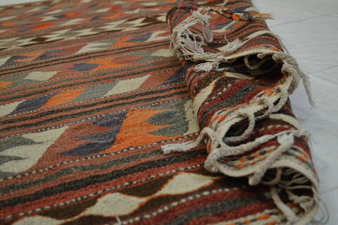 Kilim Purple Flat Woven 45 X 82  Area Rug 100-74678 Image 5