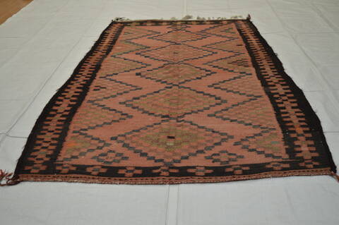 Kilim Purple Runner Flat Woven 49 X 112  Area Rug 100-74681 Image 6