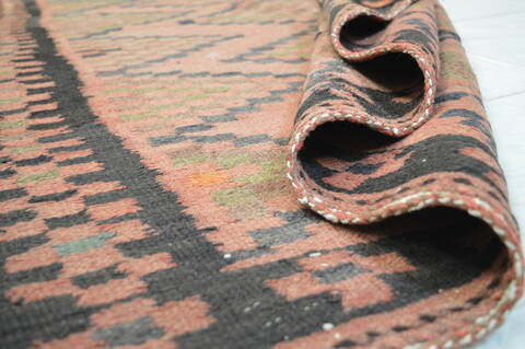 Kilim Purple Runner Flat Woven 49 X 112  Area Rug 100-74681 Image 9