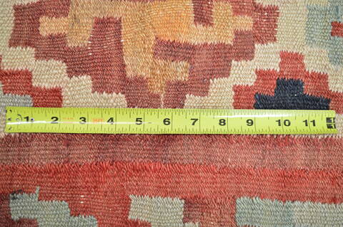 Kilim Multicolor Runner Flat Woven 41 X 106  Area Rug 100-74683 Image 1
