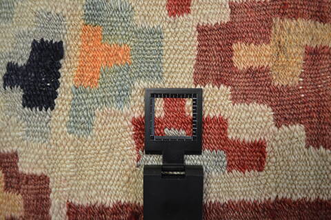 Kilim Multicolor Runner Flat Woven 41 X 106  Area Rug 100-74683 Image 2