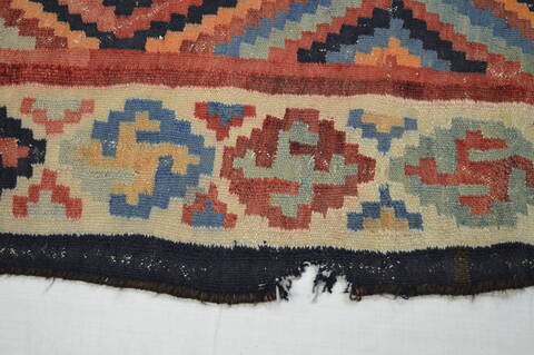 Kilim Multicolor Runner Flat Woven 41 X 106  Area Rug 100-74683 Image 5