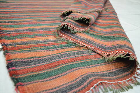 Kilim Red Flat Woven 49 X 91  Area Rug 100-74689 Image 4