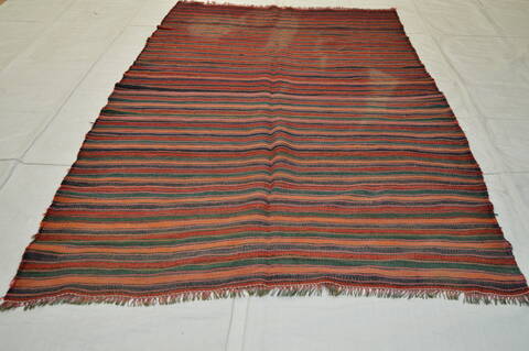 Kilim Red Flat Woven 49 X 91  Area Rug 100-74689 Image 8