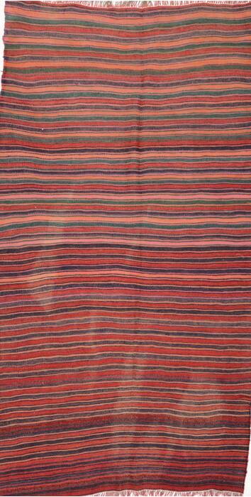 Kilim Red Flat Woven 49 X 91  Area Rug 100-74689 Image 0