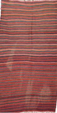 Kilim Red Flat Woven 4'9" X 9'1"  Area Rug 100-74689