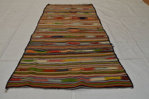 Kilim Orange Runner Flat Woven 35 X 96  Area Rug 100-74691 Image 5