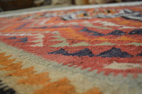 Kilim Purple Flat Woven 51 X 94  Area Rug 100-74697 Image 1