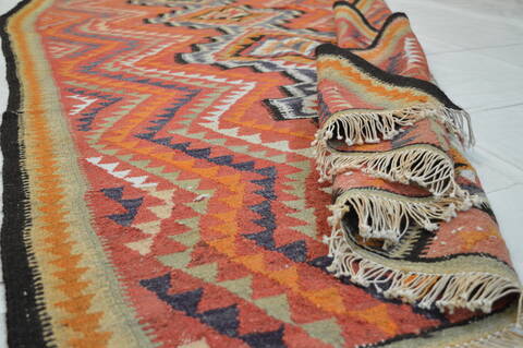 Kilim Purple Flat Woven 51 X 94  Area Rug 100-74697 Image 3