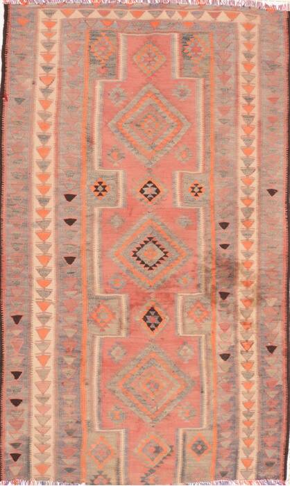 Kilim Purple Flat Woven 411 X 84  Area Rug 100-74700 Image 0