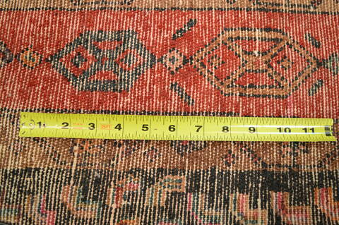 Hamedan Blue Runner Hand Knotted 50 X 118  Area Rug 100-74718 Image 6