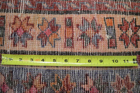 Mussel Red Runner Hand Knotted 46 X 89  Area Rug 100-74721 Image 2