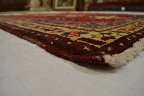 Mussel Red Runner Hand Knotted 46 X 89  Area Rug 100-74721 Image 7