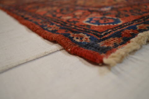 Mussel Red Hand Knotted 310 X 62  Area Rug 100-74761 Image 4