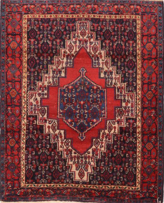 Sanandaj Red Hand Knotted 40 X 410  Area Rug 100-74765 Image 0