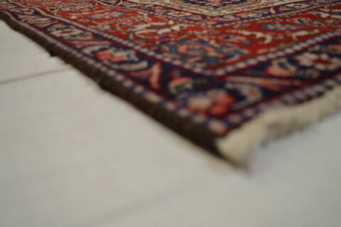 Tabriz Red Hand Knotted 45 X 64  Area Rug 100-74771 Image 5