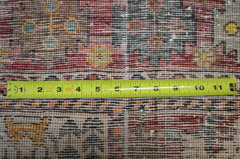 Bakhtiar Multicolor Hand Knotted 410 X 511  Area Rug 100-74772 Image 2