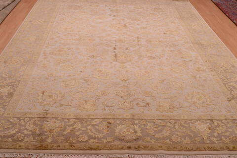 Jaipur Beige Hand Knotted 811 X 123  Area Rug 100-74798 Image 3