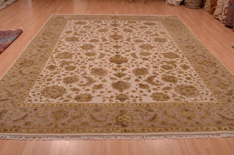 Jaipur Beige Hand Knotted 811 X 123  Area Rug 100-74798 Image 4