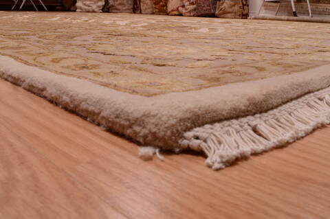 Jaipur Beige Hand Knotted 811 X 123  Area Rug 100-74798 Image 5