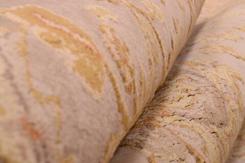 Jaipur Beige Hand Knotted 811 X 123  Area Rug 100-74798 Image 8