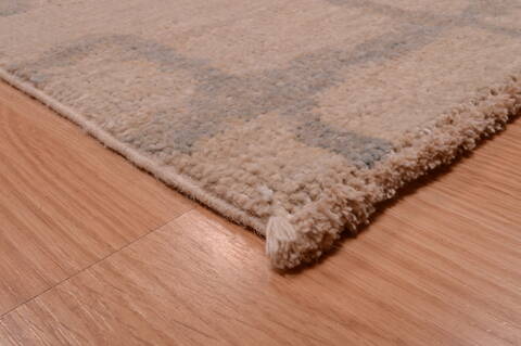 Modern White Hand Knotted 60 X 86  Area Rug 100-74831 Image 7