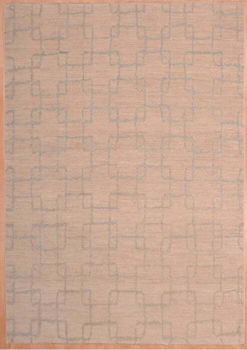 Modern White Hand Knotted 60 X 86  Area Rug 100-74831 Image 0