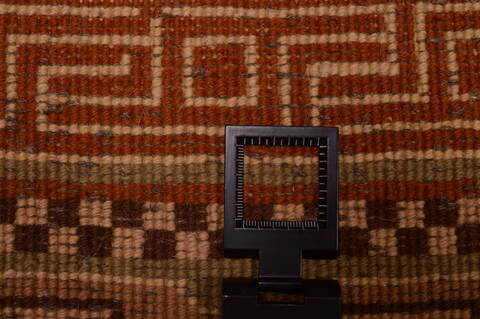 Shiraz Brown Hand Knotted 67 X 93  Area Rug 100-74846 Image 1