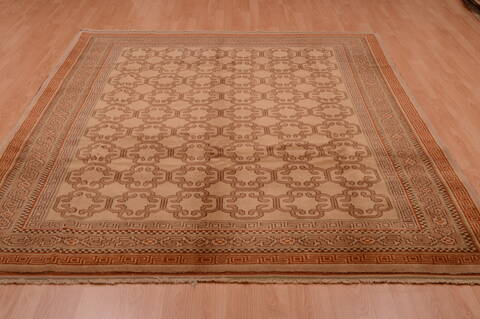 Shiraz Brown Hand Knotted 67 X 93  Area Rug 100-74846 Image 4