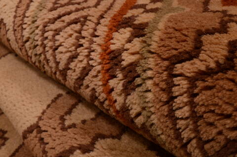 Shiraz Brown Hand Knotted 67 X 93  Area Rug 100-74846 Image 6