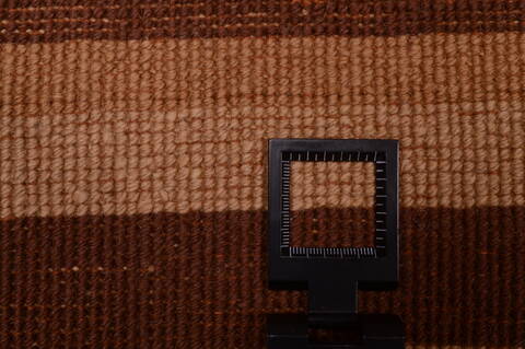 Shiraz Grey Square Hand Knotted 67 X 68  Area Rug 100-74849 Image 1