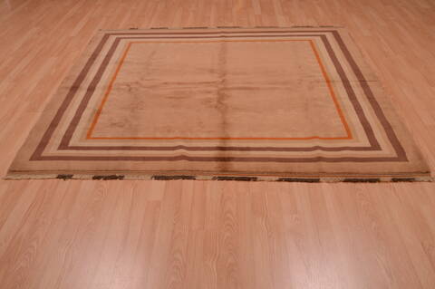 Shiraz Grey Square Hand Knotted 67 X 68  Area Rug 100-74849 Image 2