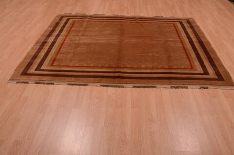 Shiraz Grey Square Hand Knotted 67 X 68  Area Rug 100-74849 Image 3