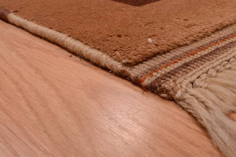 Shiraz Grey Square Hand Knotted 67 X 68  Area Rug 100-74849 Image 4