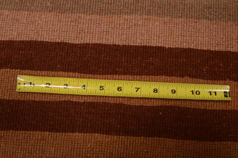 Shiraz Brown Square Hand Knotted 68 X 76  Area Rug 100-74856 Image 4