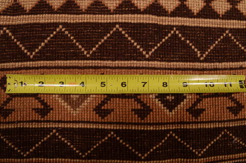 Shiraz Brown Hand Knotted 83 X 90  Area Rug 100-74858 Image 3