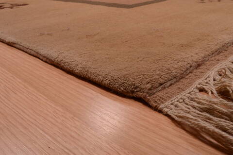 Mid-century Green Hand Knotted 77 X 99  Area Rug 100-74859 Image 9