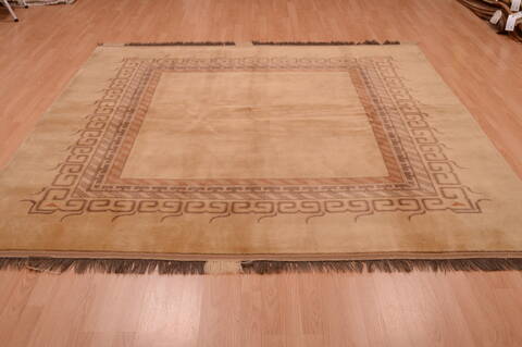 Shiraz Grey Square Hand Knotted 78 X 78  Area Rug 100-74862 Image 10